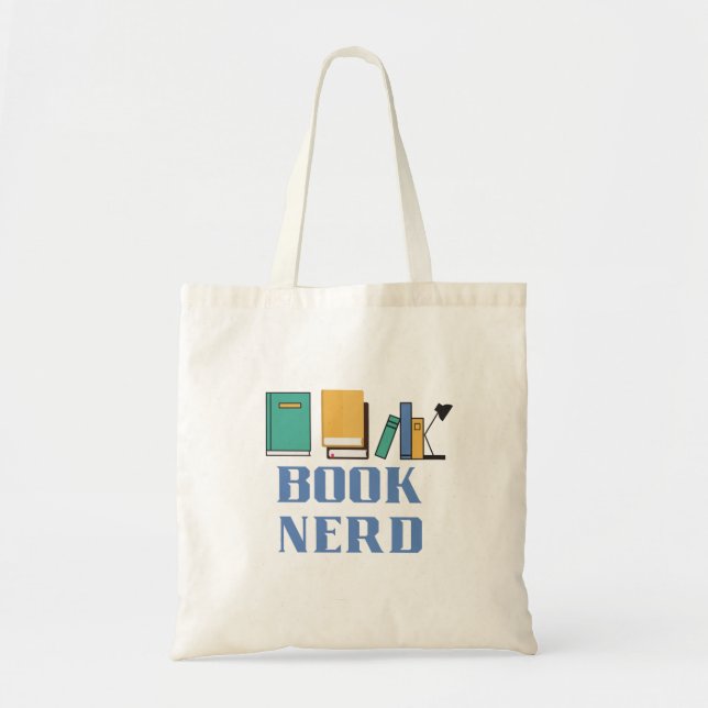 Book Nerd Tote Bag (Front)