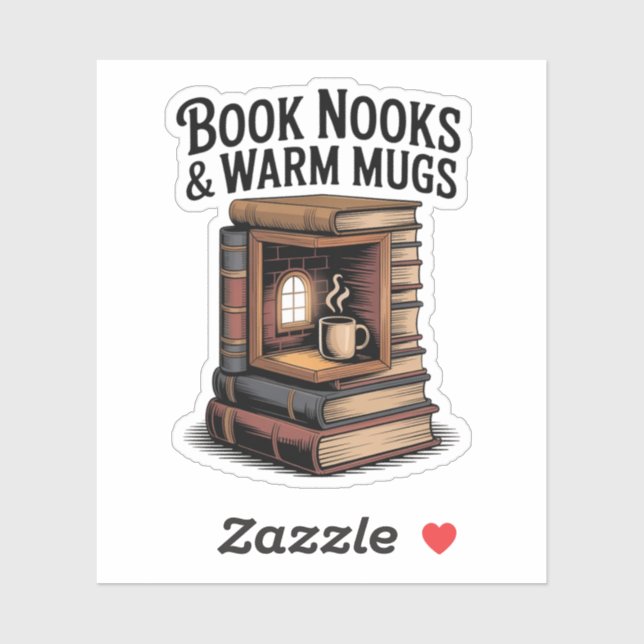 Book Nook and Warm Mug Cozy Reading (Sheet)