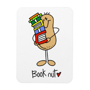 Book Nut T-shirts and Gifts Magnet