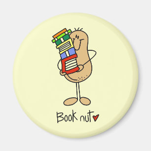 Book Nut T-shirts and Gifts Magnet