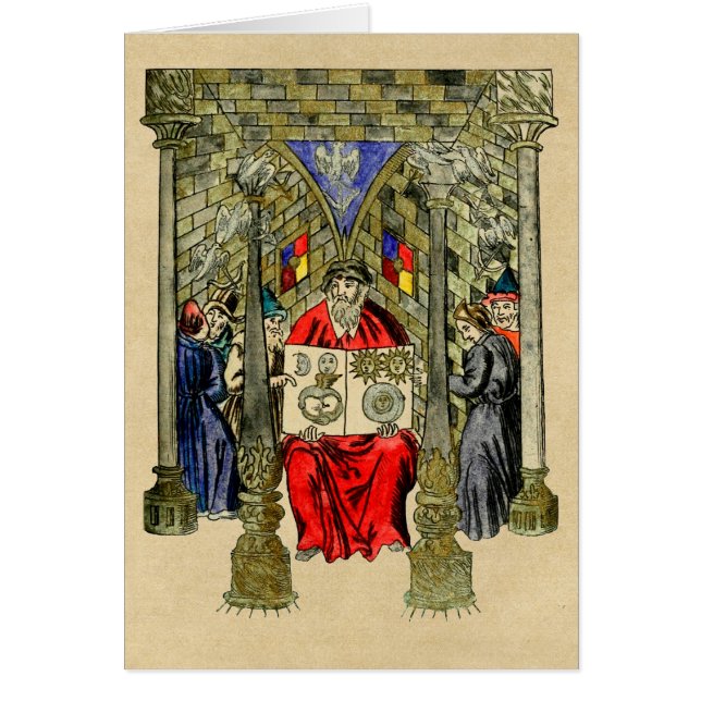 Book of Alchemy and Hermetic Arts Note Cards (Front)