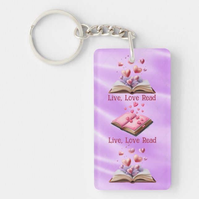Book Of Hearts   Keychain (Front)