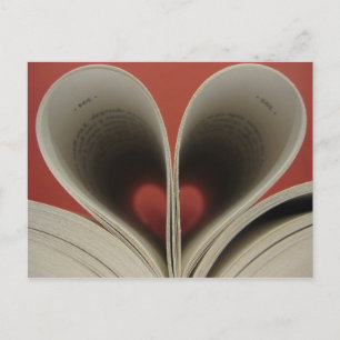 Book of Hearts Postcard