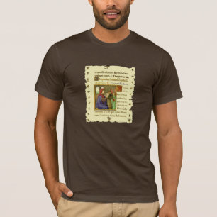 Book of Hours Medieval Manuscript T-Shirt