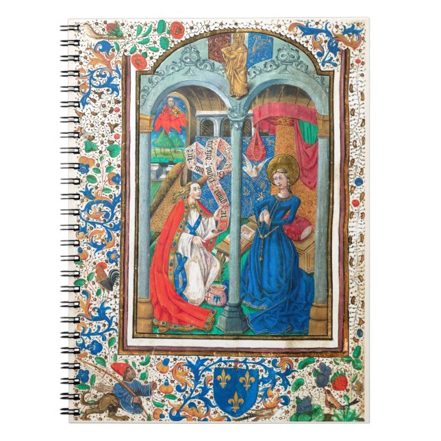 Book of Hours SR001 #1 Illuminated Manuscript Art (Front)