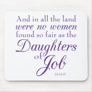 Book of Job Bible Verse Mouse Pad