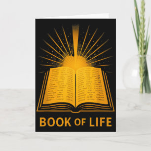 Book Of Life Christian Spiritual Bible Verse Inspi Card