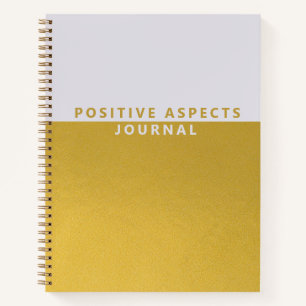 Book of Positive Aspects Simple Gold Foil Journal
