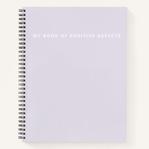 Book of Positive Aspects Simple Notebook