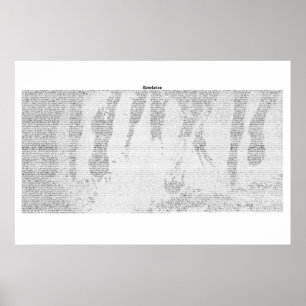 Book of Revelation (complete KJV text) Poster