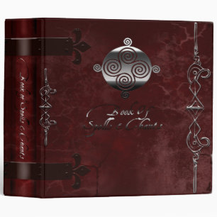 Book of Shadows 2 in. Burgundy 2 inch Binder