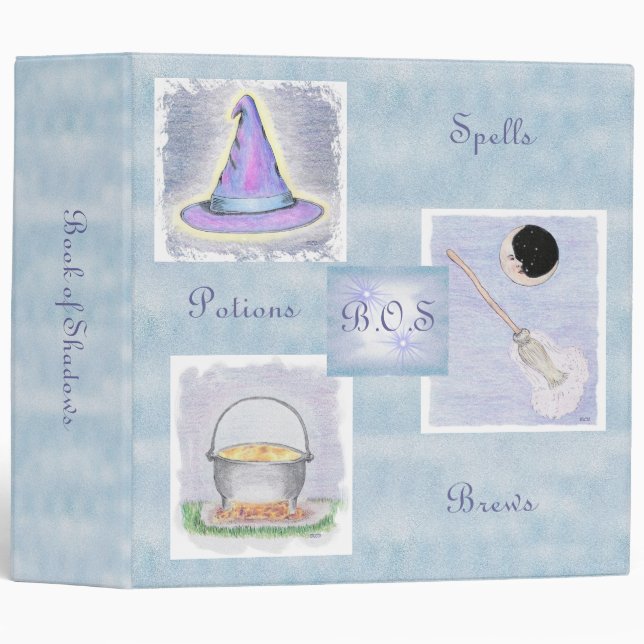 Book of Shadows Binder (Front/Spine)