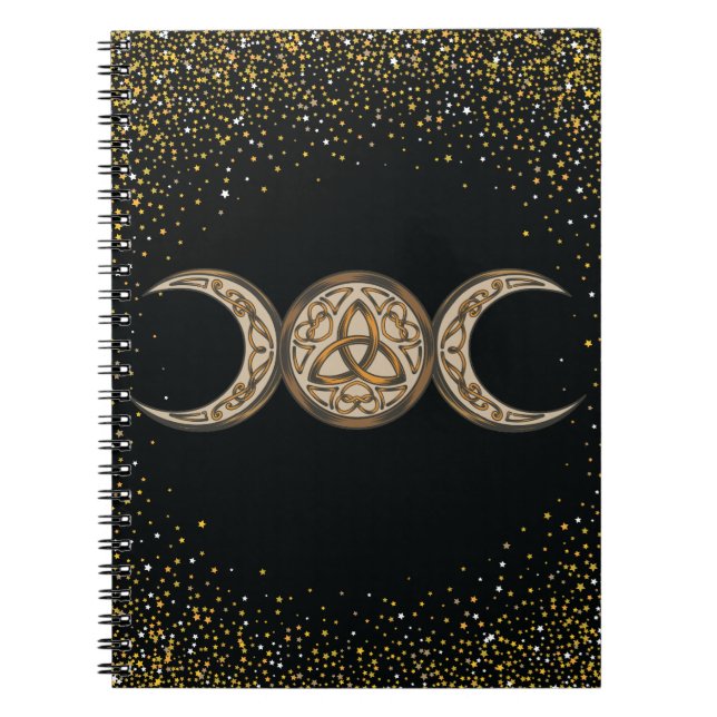 Book of Shadows Celtic Triple Moon/Triple Goddess  (Front)