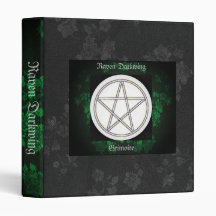 Book of Shadows Green Gothic Cherry Blossoms Sm