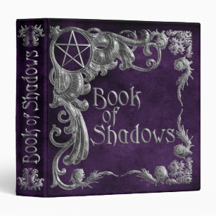 Book Of Shadows Purple Silver Highlight 1.5in Binder