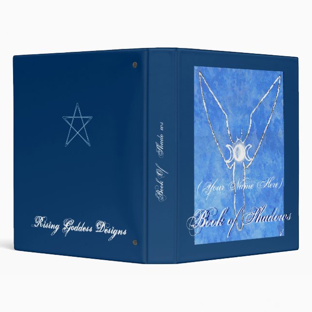 Book Of Shadows Water Goddess Binder (Background)