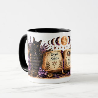 Book of Spells Halloween Mug