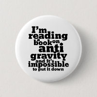 Book on Anti Gravity Funny Science Geek Puns