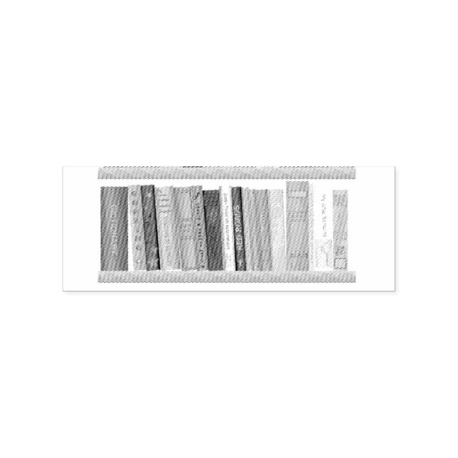 Book on Shelf Thunder_Cove  Rubber Stamp (Imprint)