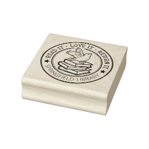 BOOK OWNER SEAL RUBBER STAMP