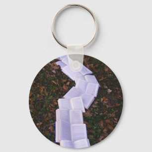 Book Path Reading Reader Keychain
