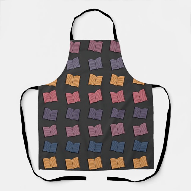 Book pattern apron (Front)