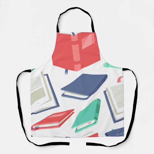 Book pattern apron (Front)