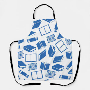 Book pattern apron