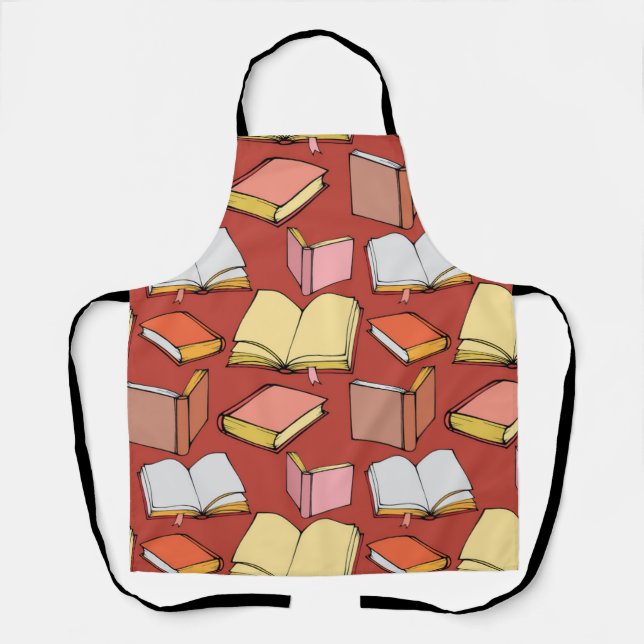 Book pattern apron (Front)