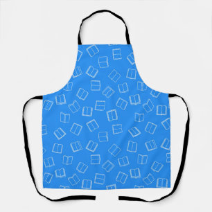 Book pattern apron