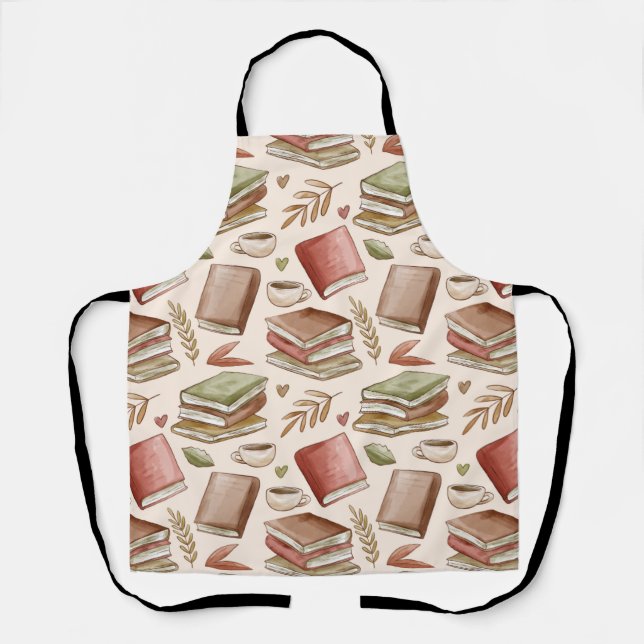 Book pattern apron (Front)