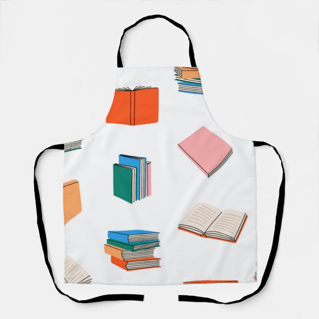 Book pattern apron (Front)
