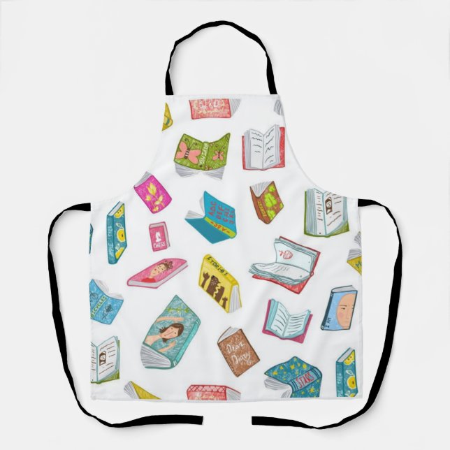 Book pattern apron (Front)