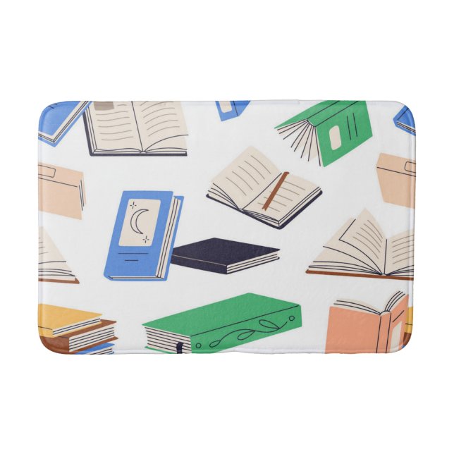Book pattern bath mat (Front)
