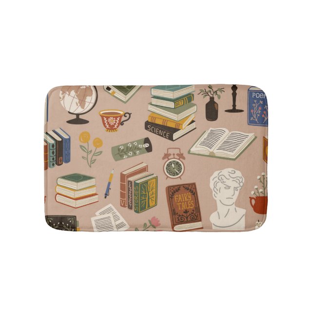 Book pattern bath mat (Front)