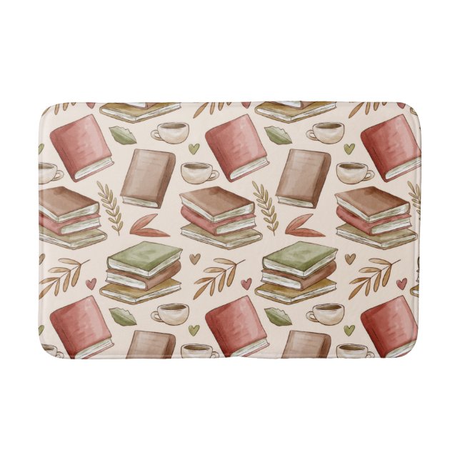 Book pattern bath mat (Front)