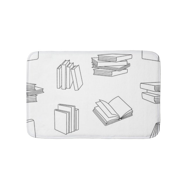 Book pattern bath mat (Front)