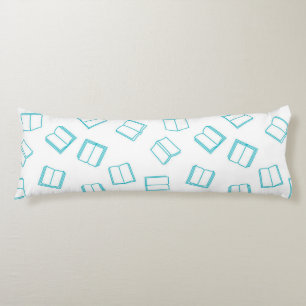 Book pattern body pillow
