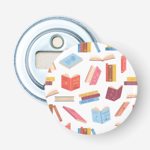 Book pattern bottle opener