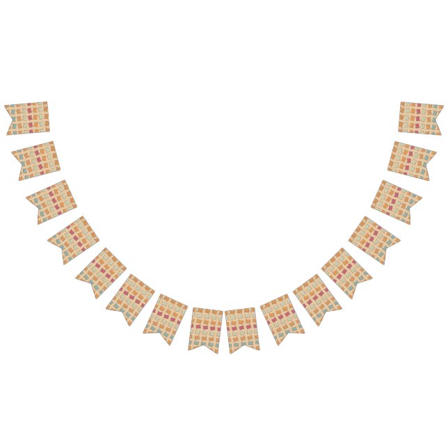 Book pattern bunting flags (All)