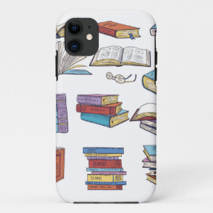 Book pattern iPhone 11 case