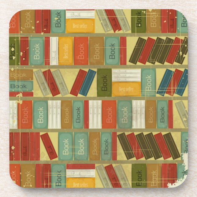 Book pattern coaster (Front)