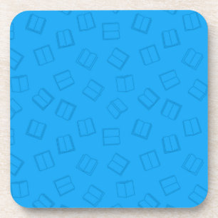 Book pattern coaster