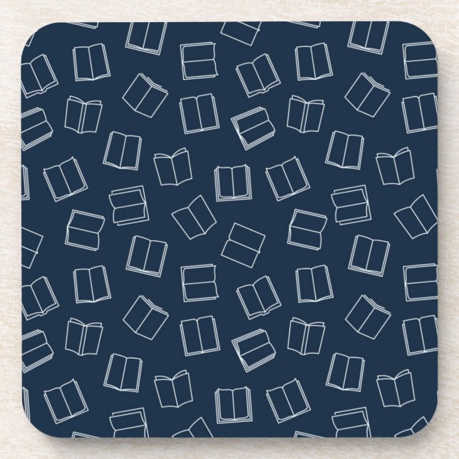 Book pattern coaster (Front)