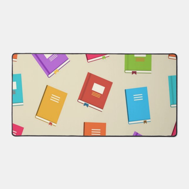Book pattern desk mat (Front)