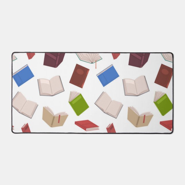 Book pattern desk mat (Front)
