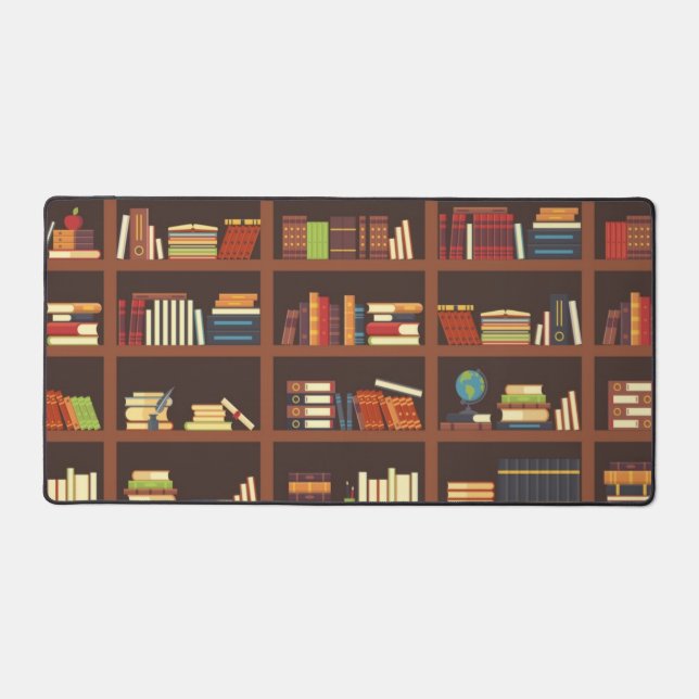 Book pattern desk mat (Front)