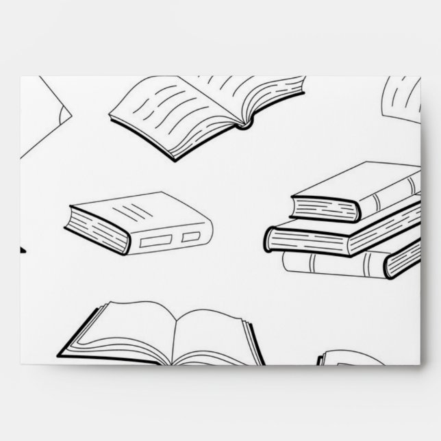 Book pattern envelope (Front)