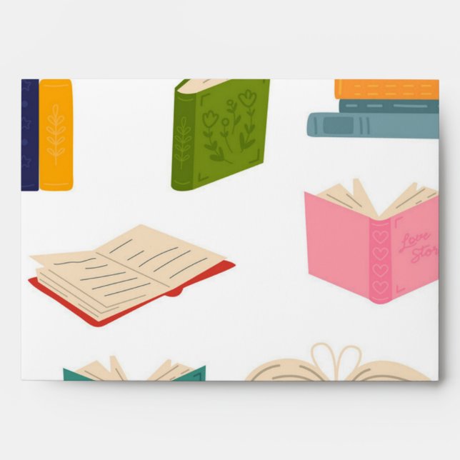 Book pattern envelope (Front)