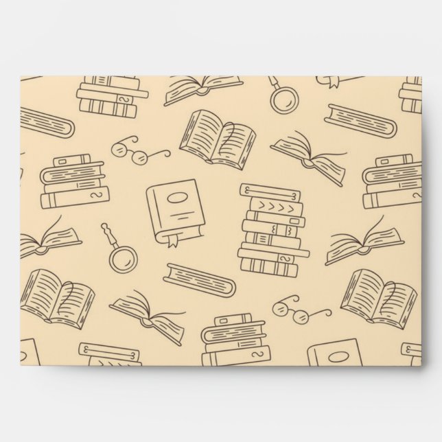 Book pattern envelope (Front)